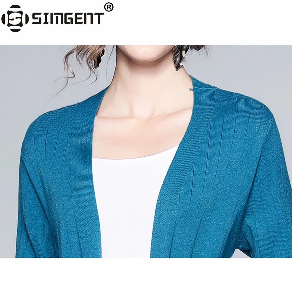 Simgent Cardigan Women Long Sleeve Casual Loose Autumn Pockets Long Knitting Woman Cardigan Sweater Red Blue Maglioni SG99181 Simgent Cardigan Women Long Sleeve Casual Loose Autumn Pockets Long Knitting Woman Cardigan Sweater Red Blue Maglioni SG99181