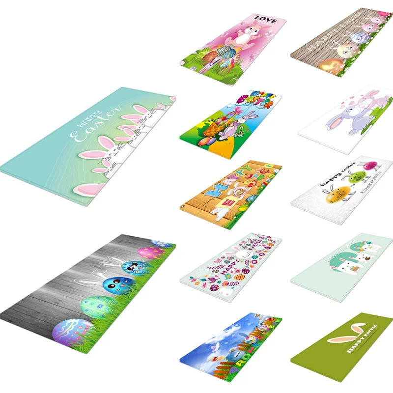 Креативный Пасхальный коврик с 3D принтом Противоскользящий для ванной комнаты