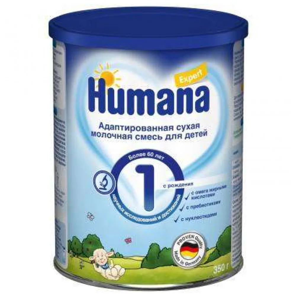 Молочная смесь Humana Expert 1 с рождения 350 гр