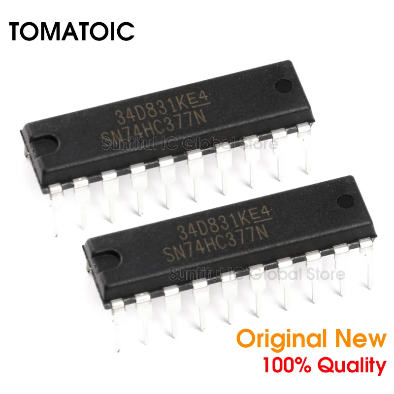 5 шт. SN74HC377N DIP20 74HC377N DIP-20 Вьетнамки d-типа с часами | Электроника