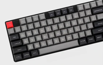 

Black-Deep Gray 112 Keys PBT DSA Keycaps ANSI ISO Layout Top Laser-etched and Blank for Cherry MX Switches Mechanical Keyboard