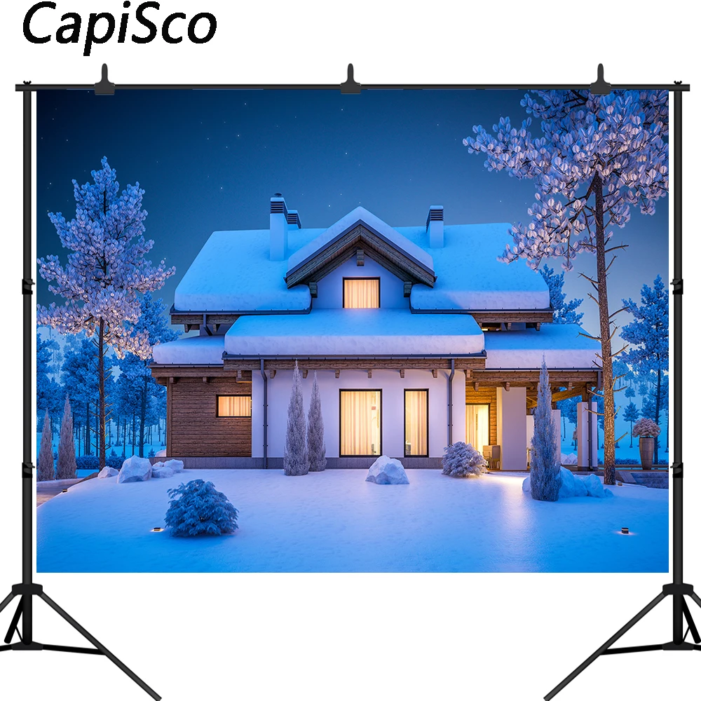 

Capisco Colored Lantern Gift Red brick wall Christmas Photography Backgrounds Customized Photographic Backdrops For Photo Studio