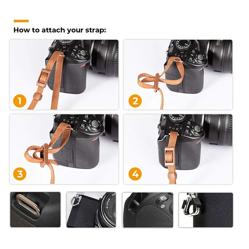 Регулируемый хлопковый кожаный плечевой ремень для камеры для sony/Nikon портативный ремень для камеры DSLR цифровой зеркальной камеры