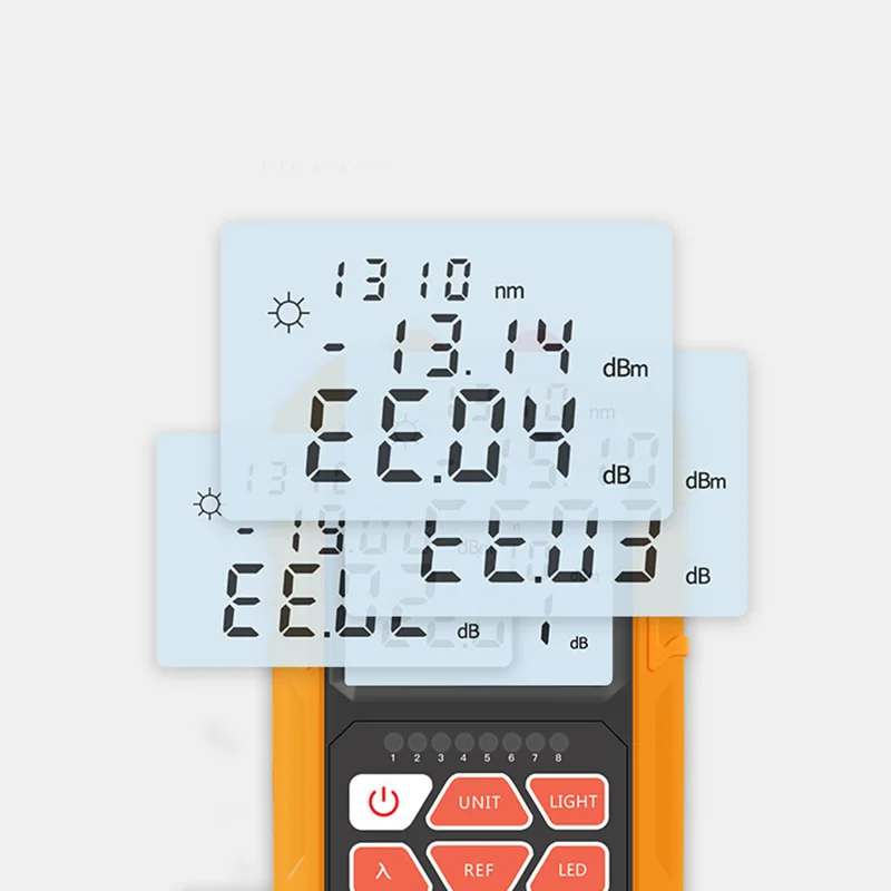 3In1 Optical Power Meter Visual Fault Locator Network Cable Test Led Lighting Optical Fiber Tester 1Mw With 5Km Visual Fault Loc