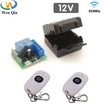 

433Mhz Universal Wireless Remote Control Switch 12V 10a Relay Receiver and Transmitter for Electric Door Led Light