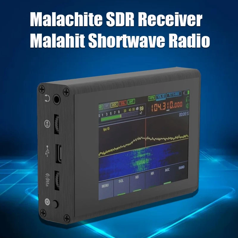 2020 New 50KHz-200MHz Malachite SDR Receiver Malahit Shortwave Radio 3.5 Screen Electrical Instrumen