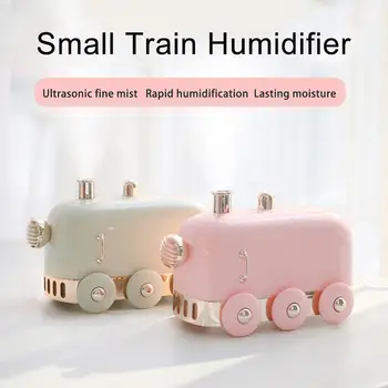

New Mini USB Air Humidifier with LED Light Train Shape Mist Diffuser Purifier Aroma Diffuser Home Atomizer Cool Mist Maker Home