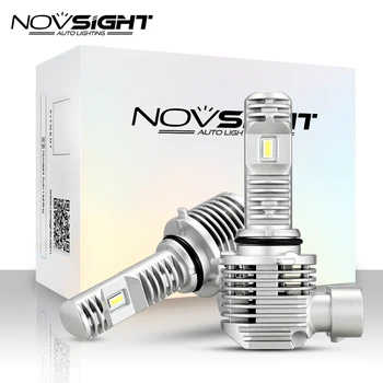 

NOVSIGHT 1:1 Design H7 H4 Led Lamps For Car Headlight Bulbs 12V 6000K LED H11 H8 H9 9005 9006 HB3 HB4 Mini 40W 8000LM Fog Lights