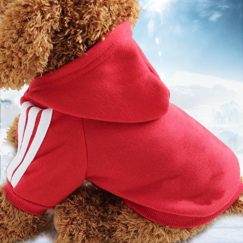 

PUOUPUOU Thicken Pet Dog Clothes Winter Warm Dog Sweatshirt Pet Clothing Hoodies for Small Medium Dogs Cute Puppy Outfit XS-XXL