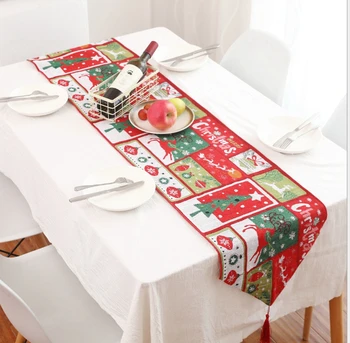 

178x35cm Christmas Tablecloth Rectangular Hotel Banquet Table Cloth For Wedding Party Christmas Festival Home Decoration Gift