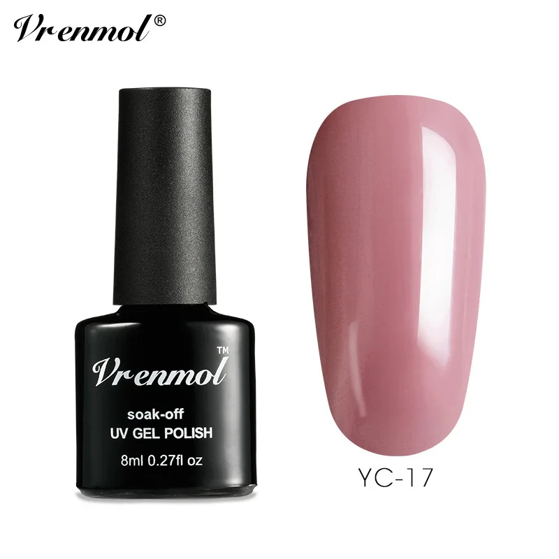 YC17 Vrenmol гель для ногтей, полигель, набор для наращивания ногтей, твердый желе, строительный, удлиняющий гель для ногтей, французский дизайн ногтей, поддельный маникюрный клей, полигелевые наборы - Цвет: YC17