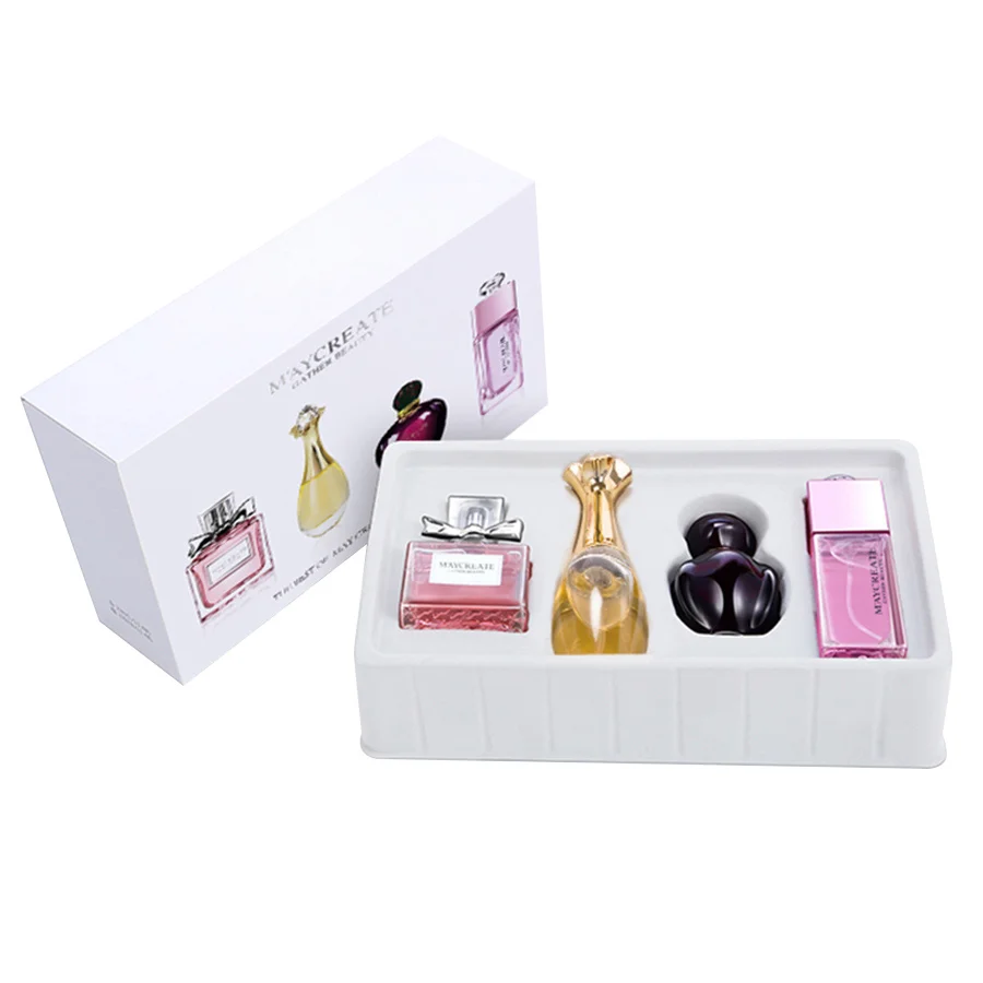 4 шт./1 набор 100 мл парфюмированный женский распылитель для парфюмерии бутылка стеклянная модная женская цветочная оригинальная Парфюмированная брендовая парфюмерия