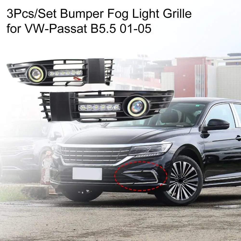 3Pcs/Set Bumper Fog Light Grille 3B0853665L-B41 3B0853666L-B41 for VW-Passat B5.5 01-05 | Автомобили и мотоциклы