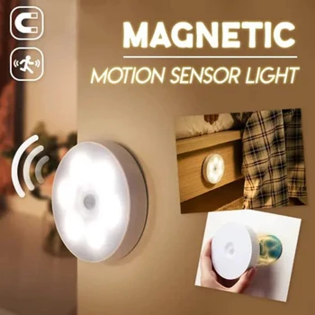 

Motion Sensor Light Cordless Battery-Powered LED Night Light Stick-Anywhere Closet Lights Stair Lights TN99