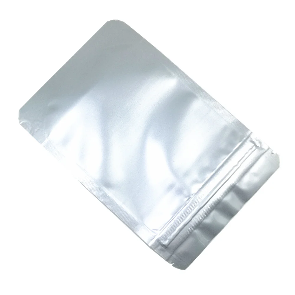 8.5+13cm 自立铝箔圆窗袋 银 D 