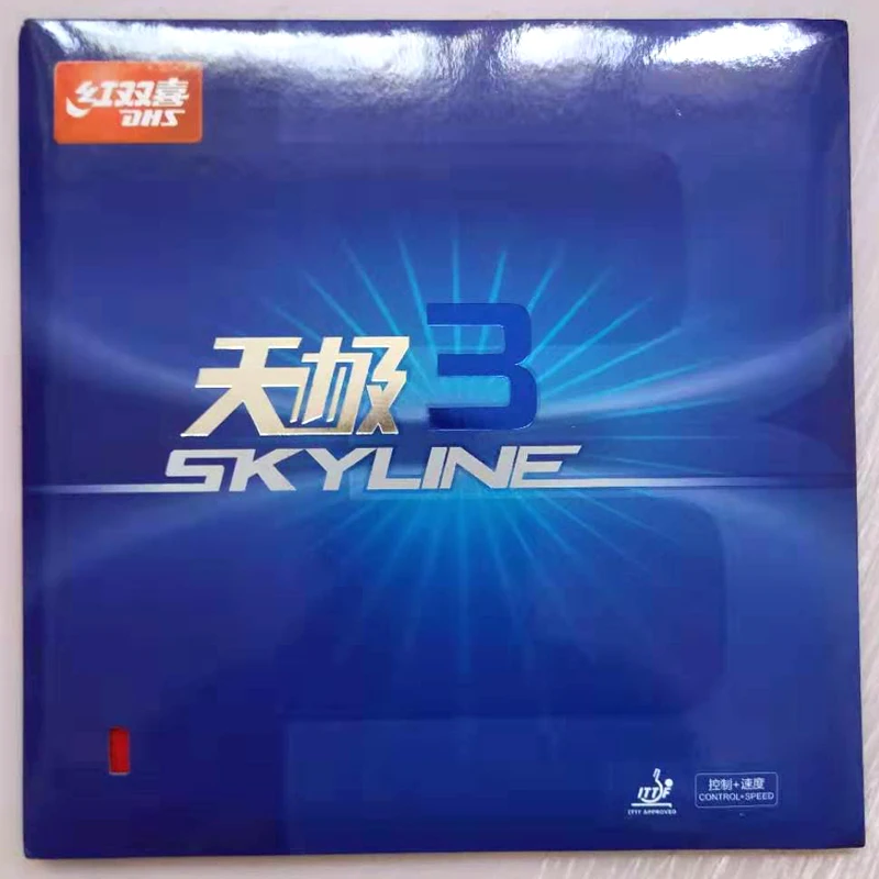 

Original DHS Skyline TG3 (Skyline-TG3) Pips-in Table Tennis Rubber With Sponge