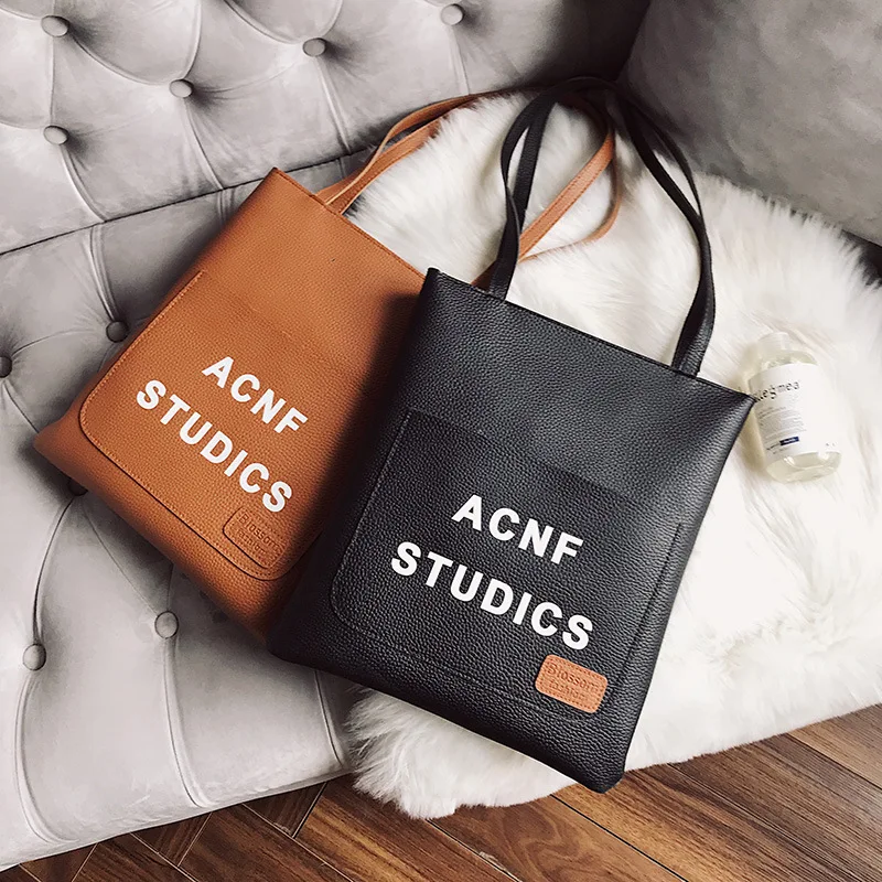 

Casual Single Room Hand Bag Lady Cool Lettered Fashion Casual Hand Shoulder Oblique WOMEN'S Bag Bag