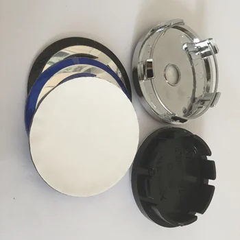 

4pcs 56mm 60mm 65mm 68mm Car Wheel Center Cap Badge dust-proof covers emblem sticker car Styling accessories