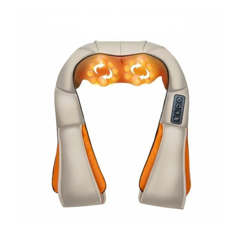 Массажер для шеи спины и плеч с инфракрасным прогревом Massager of Neck Kneading | Красота