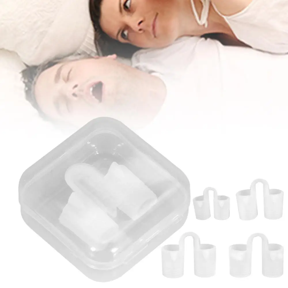 Силиконовый фиксатор для снятия храпа, защита для легкого сна, зажим для помощи в дыхании, назальный расширитель, устройство для улучшения лечения сна