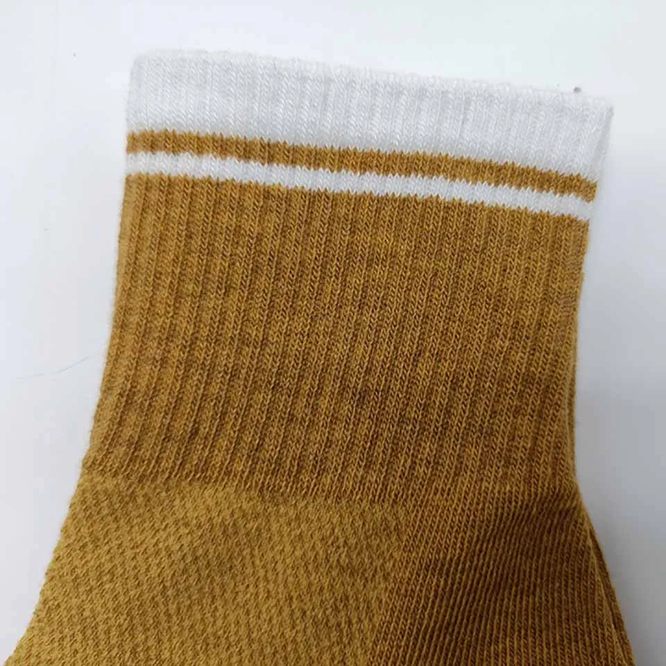 5 Pack Men Cotton Socks Mesh Breathable Short Casual Socks Summer Sports Socks Absorb Sweat Ankle Socks Set