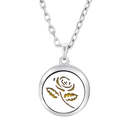 Elegant Stainless Steel Tree of Life Aromatherapy Necklace Pendant (1PCS)