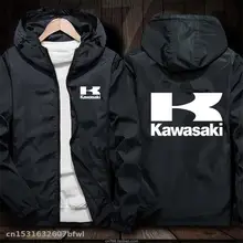 2020 Мужская ветрозащитная куртка для мотокросса для Kawasaki Racing Team MTB велосипедная куртка для езды на мотоцикле ветровка с капюшоном