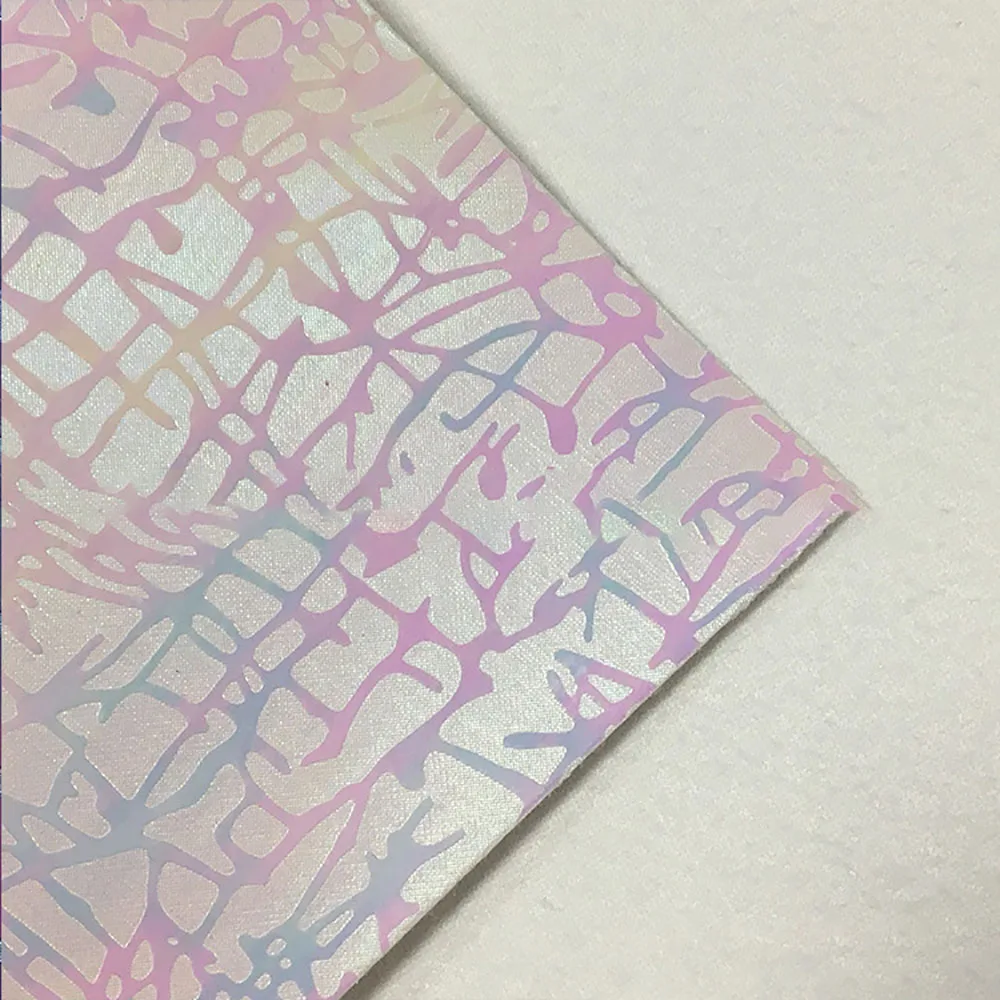 Lychee Life 29x21 см Лазерная искусственная кожа A4 красочные ПУ ткань DIY Ручная работа швейные принадлежности для одежды украшения