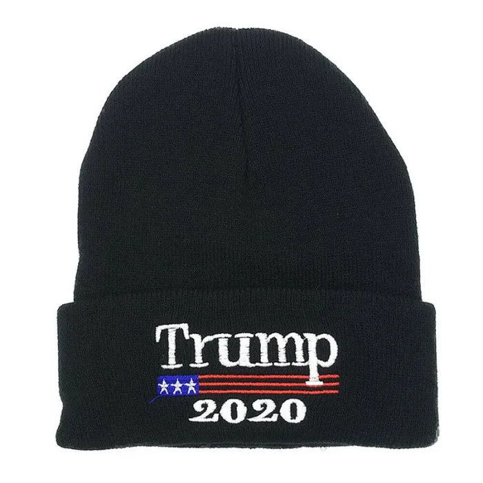 Donald Trump Knitting Hat Cap Embroidery Warm Elasticity Breathable for Winter TY53