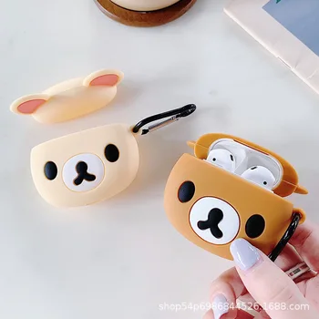 

For AirPods Case Bluetooth Wireless Earphone Case For Airpods i9s/i10/i11/i12 TWS Cartoon Pattern Silicone Protective Case