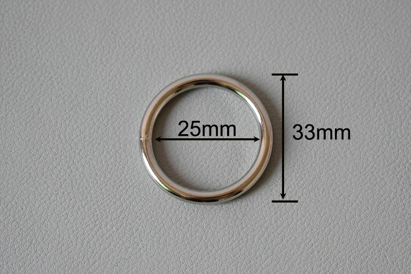 15mm 20mm 25mm 30mm Metal round wheel plated hardware O rings DIY dog collar harness backpack luggage DIY sewing accessories