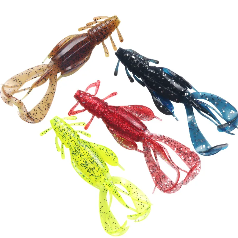

5pcs/pack 10cm 10.5g Jig Trailer Claw Lobster Crawfish Crayfish Bait Creature Claws bait Soft Lure Bass Fishing Lures