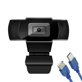 

1080P Wide-Angle HD Webcam 30fps Auto Focus Web Cam Noise-reduction MIC Laptop Camera USB Plug Play with Extension Cable