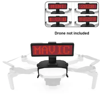 

Advertising Drone Accessory With Holder Mount Board Bracket Drop Resistance Portable ABS LED Display Screen For DJI Mavic Mini