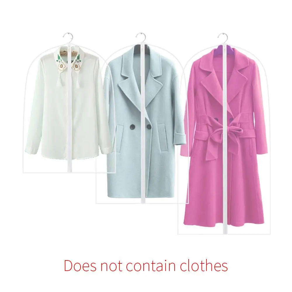 

Suit Dustproof Cover PEVA Hanging Large Anti Dust Clothing Dust Bag Practical Damp Home &Amp Clothing Dust Cover Protector