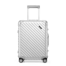 100 алюминиевый чемодан на колесиках, металлический чемодан, универсальная посадка в бизнес-класс, коробка