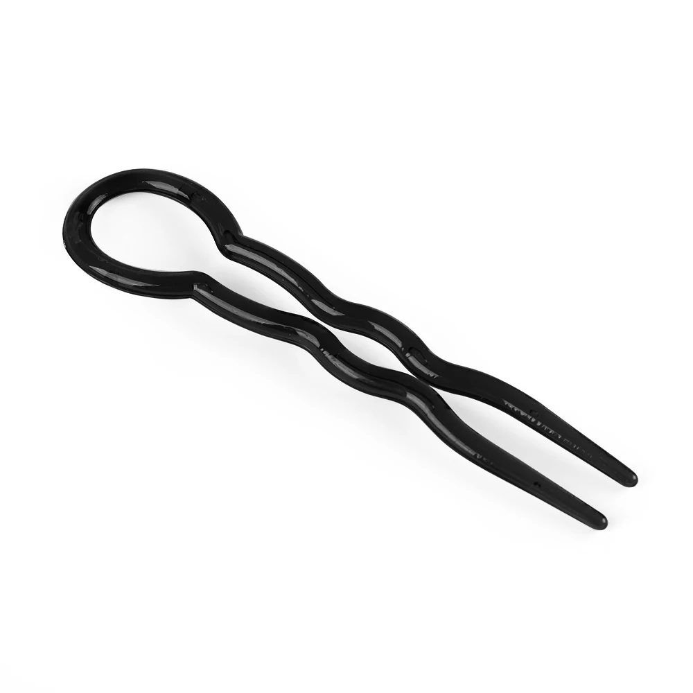 Hair Clips Hair Accessories U Shape Hair Clips Grips Convenient Simple Plastic Forks Styling Tool Hairpins Magic Bending Hairwear Decoration