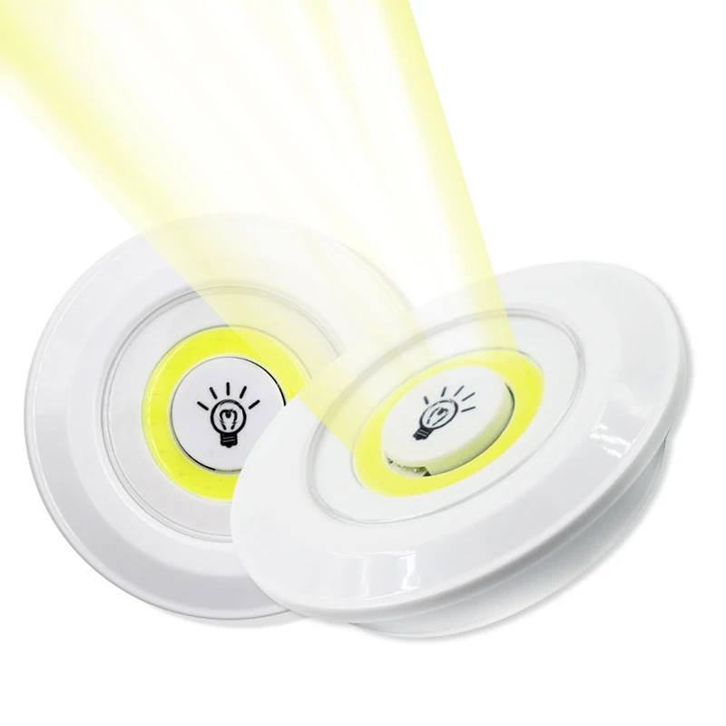 

ELEG-2 in 1 Dimmable LED Under Cabinet Light with Remote Control Battery Operated LED Closets Lights for Wardrobe Bathroom Light