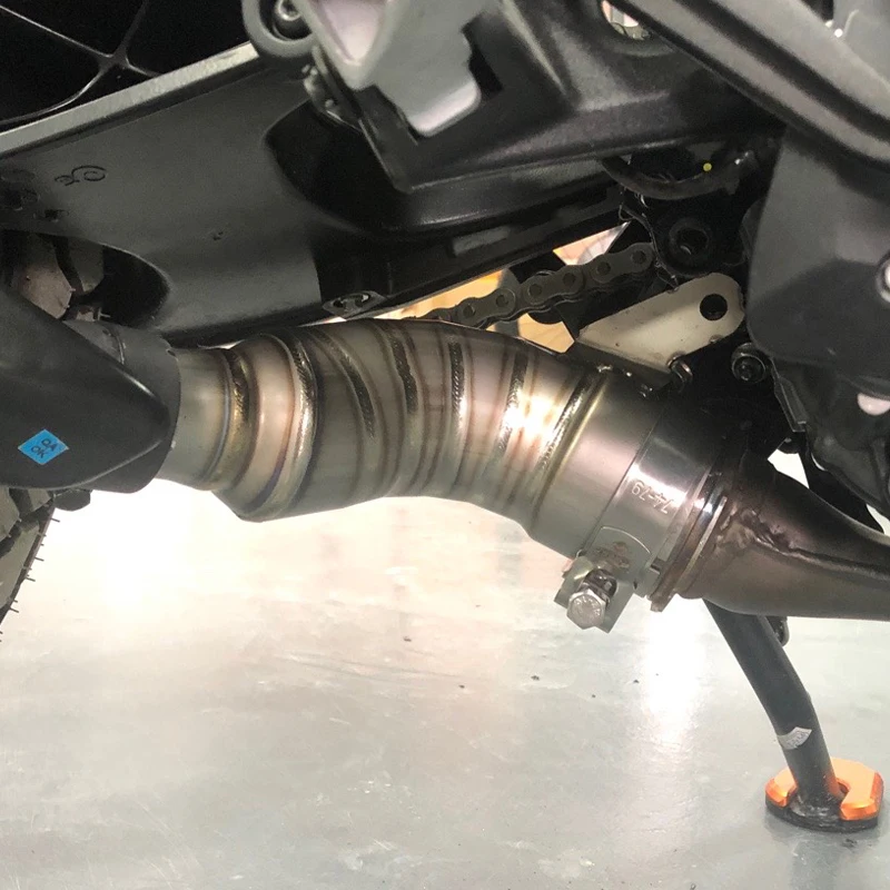 DZSHONGXINSM Auspuff Für Husqvarna Svartpilen/Vitpilen 250 401 2020-2023