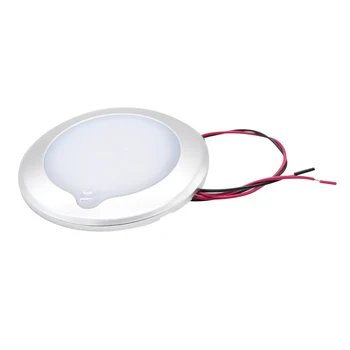 

95mm 9-30V Car LED Dome Light Ceiling Decorative Touch Control Marine Yacht RV Lamp Waterproof Motor Brightness Adjust Vehicle