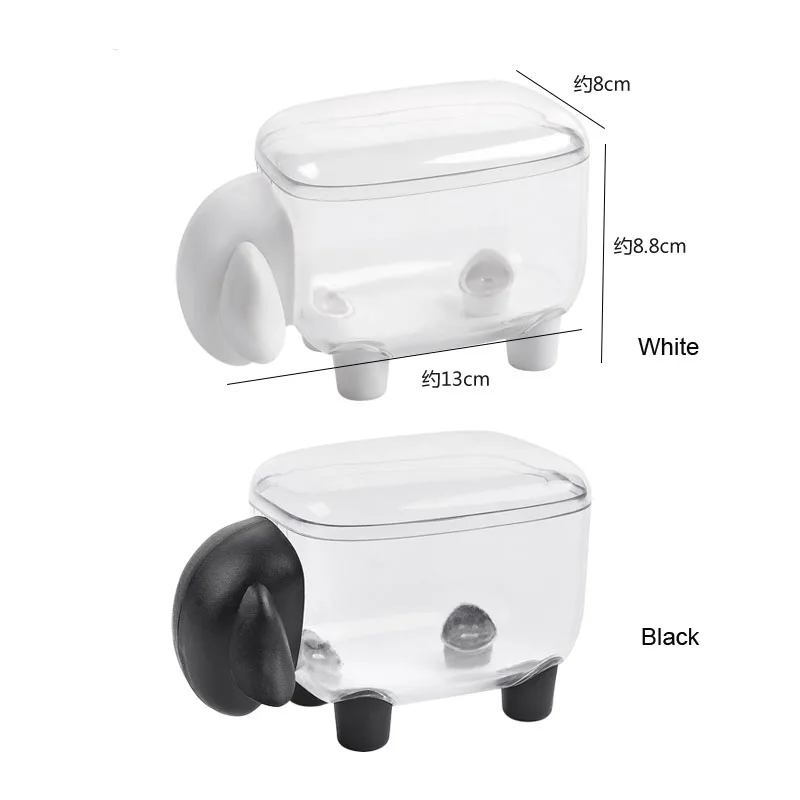 1 шт. креативная пластиковая мини коробка для хранения ватных тампонов