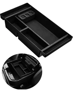 

Center Console Organizer Tray For 2019 Chevy Silverado 1500 For GMC Sierra 1500 Armrest Storage Box