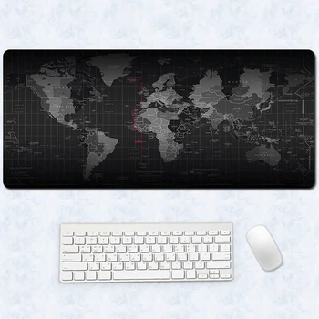 

World Map Rubber Extended Gaming Mouse Pad Desk Keyboard Mat Anti-slip Waterproof VH99