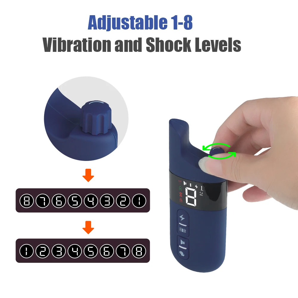 800m Electric Dog Training Collar Light IP7 Waterproof Pet Remote Control With Shock Vibration Sound Function pet dog training collar