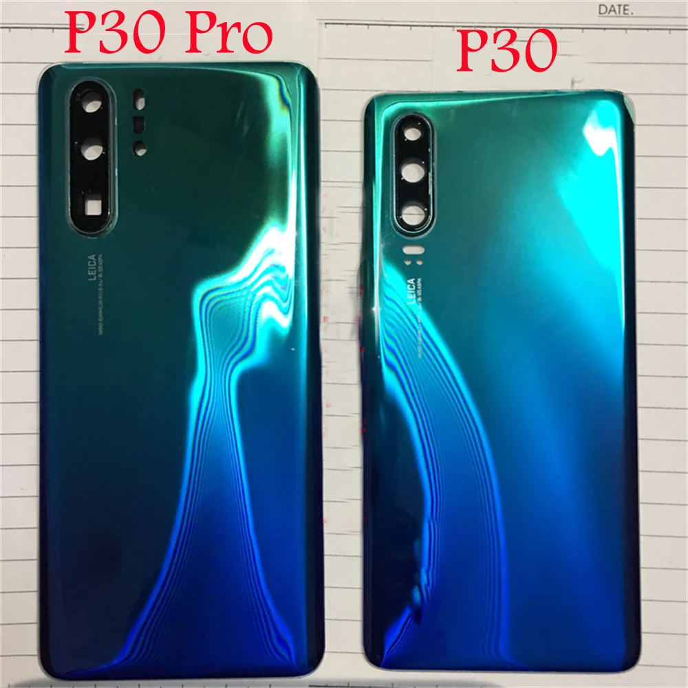 10 шт. для Huawei P30 Pro P30pro Задняя стеклянная крышка корпус батарея задняя дверь
