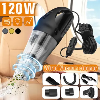 

Warmtoo 3000pa Strong Power Car Vacuum Cleaner Handheld DC 12V 120W Wet & Day Dual Use Auto Portable Vacuums Cleaner home Office
