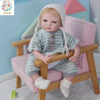 

22 inch 55cm born Bebe Reborn Baby Dolls Silicone Soft Cloth Body toddler Doll For Girls Princess Kid Fashion Reborn Dolls