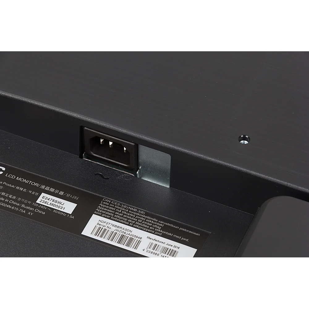 Монитор AOC 23.6" Professional E2475SWJ(00/01) черный TN+film LED 1ms 16:9 DVI HDMI M/M Mat 250cd