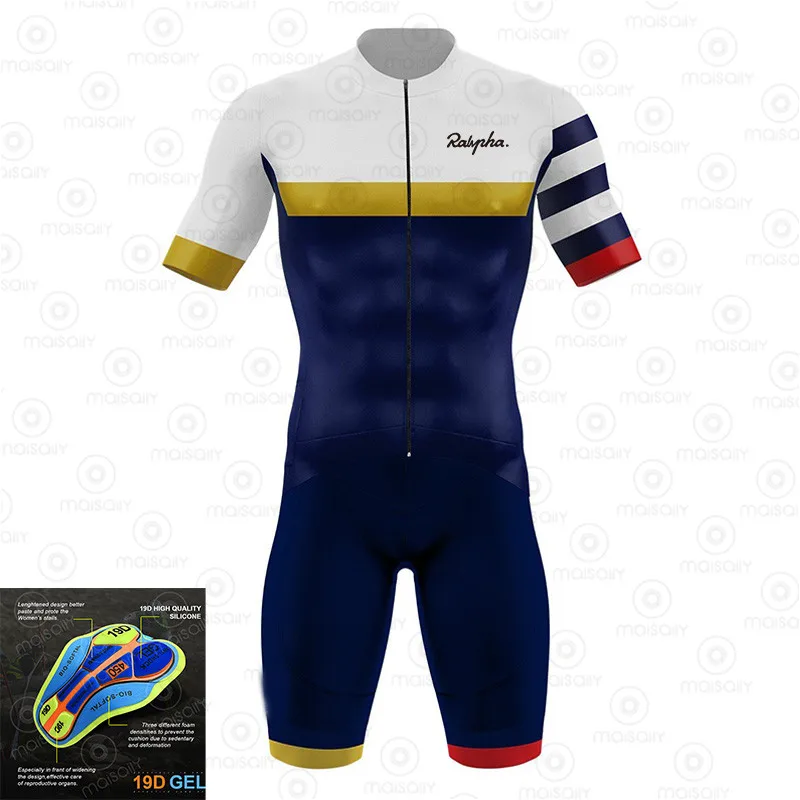 2020 Rlvpha Pro мужские спортивные велосипедные костюмы Топы Триатлон