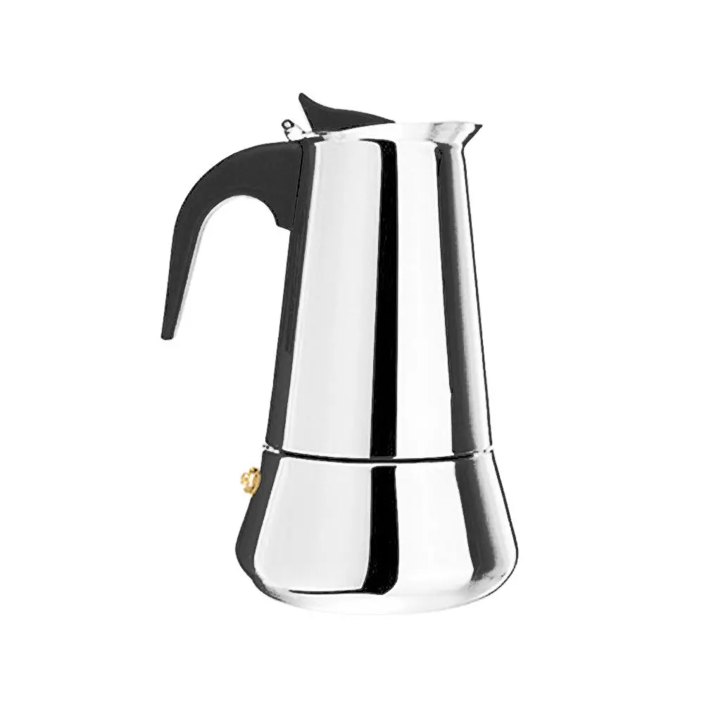 2/4/6/9 чашек Кофе производители горшки Нержавеющая сталь Moka эспрессо Кофе чайник горшки Кофеварка инструменты Кофе машина - Цвет: Затуплённый